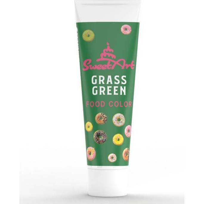 SweetArt gelová barva tuba Grass Green (30 g) dortis