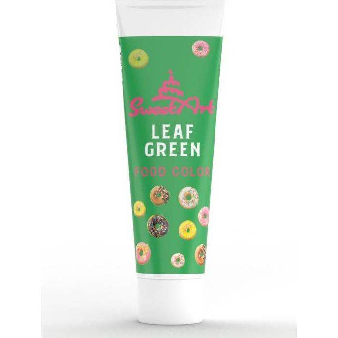 SweetArt gelová barva tuba Leaf Green (30 g) dortis