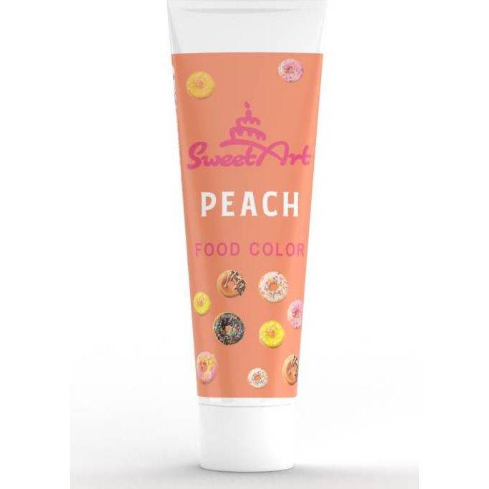 SweetArt gelová barva tuba Peach (30 g) dortis