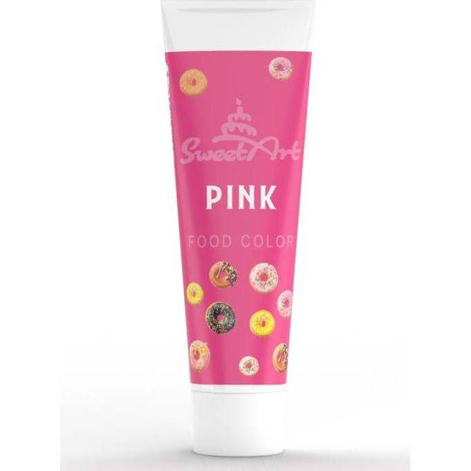 SweetArt gelová barva tuba Pink (30 g) dortis