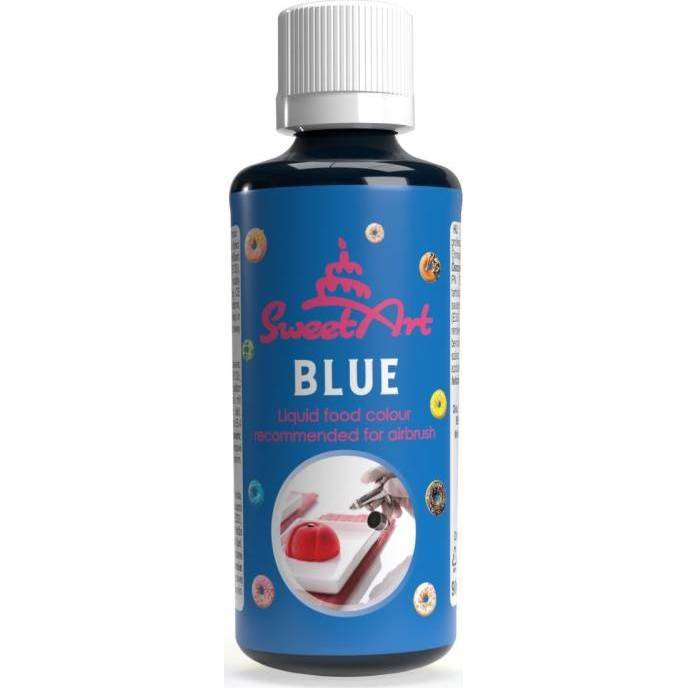 SweetArt airbrush barva tekutá Blue (90 ml) - dortis