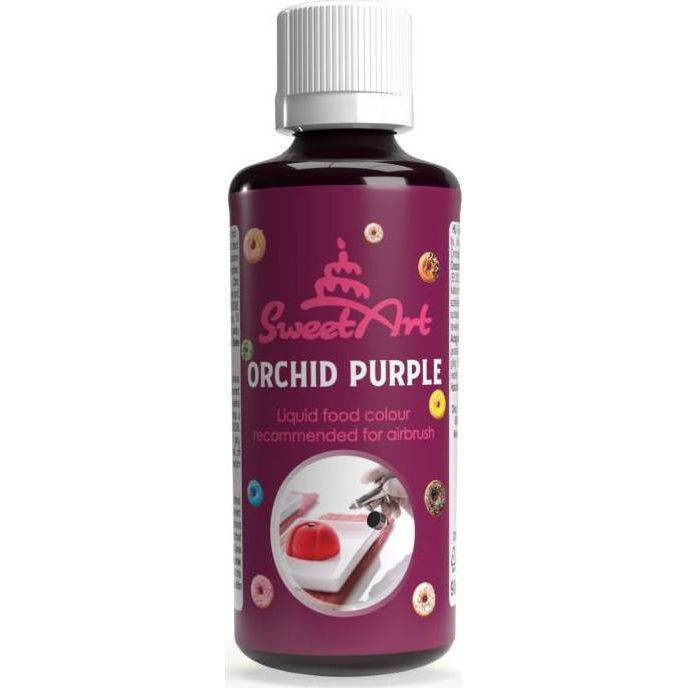 SweetArt airbrush barva tekutá Orchid Purple (90 ml) - dortis