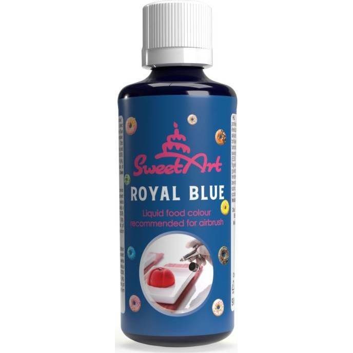 SweetArt airbrush barva tekutá Royal Blue (90 ml) - dortis