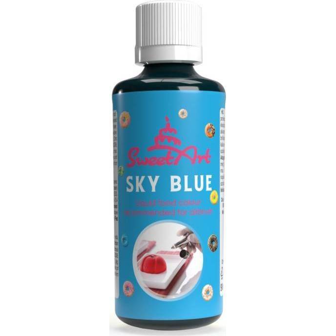 SweetArt airbrush barva tekutá Sky Blue (90 ml) - dortis
