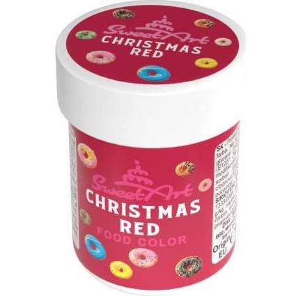 SweetArt gelová barva Christmas Red (30 g) - dortis
