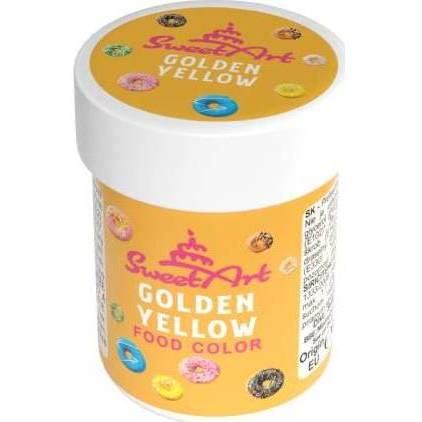 SweetArt gelová barva Golden Yellow (30 g) - dortis