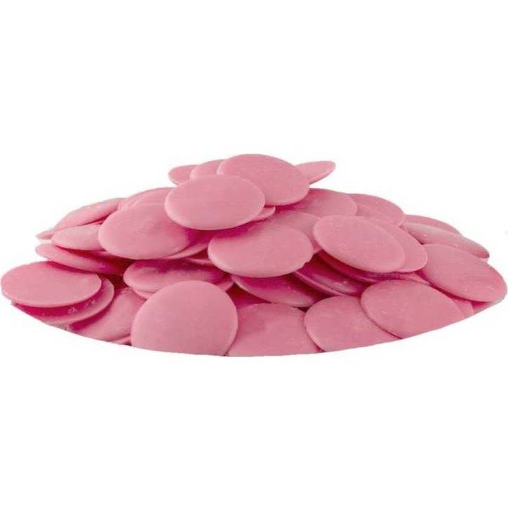 SweetArt růžová poleva s jahodovou příchutí (250 g) - dortis