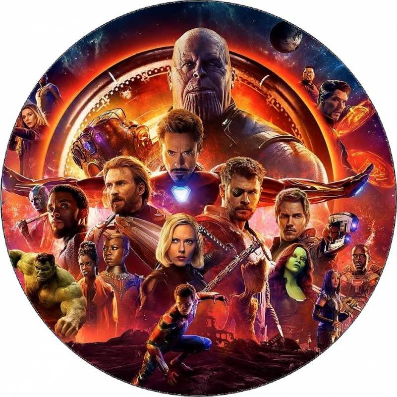 Jedlý papír Avengers: Infinity war 19
