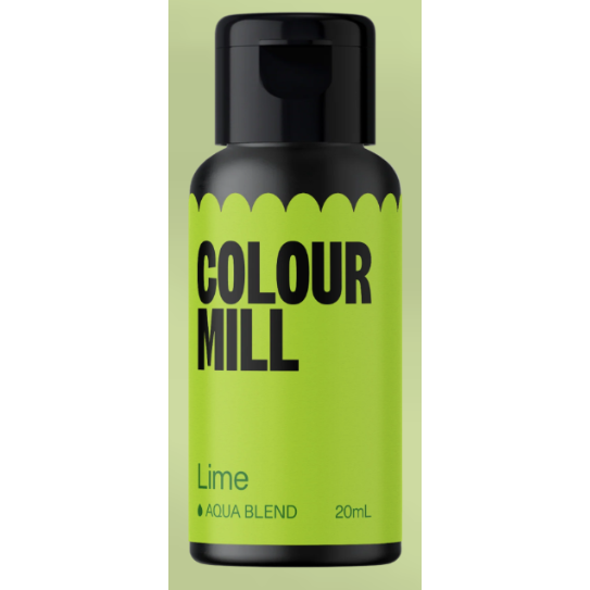 Aqua blend 20ml lime 20ml - colour mill
