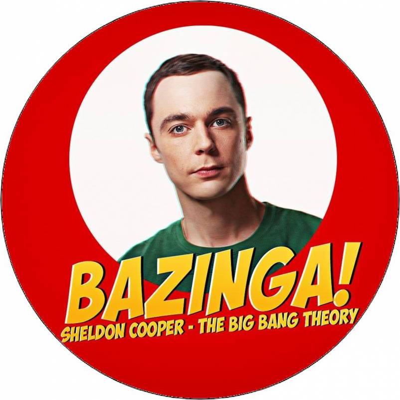 Jedlý papír The big bang theory - Teorie velkého třesku Sheldon 19
