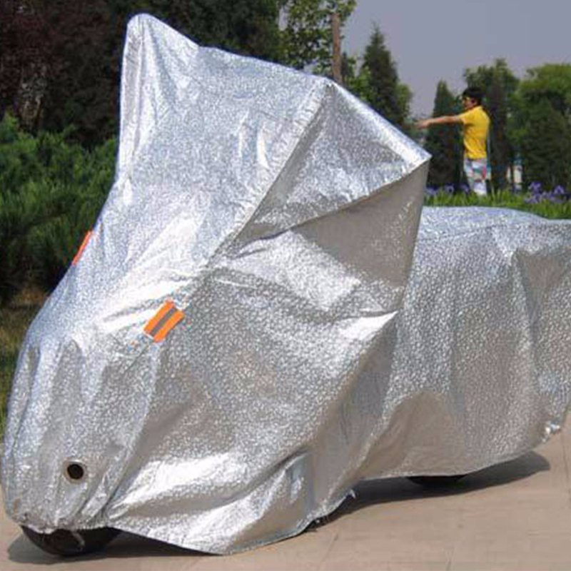 Bạt trùm xe máy phản quang - loại áo trùm xe máy được thiết chuyên biệt chống nắng, chống nhiệt độ