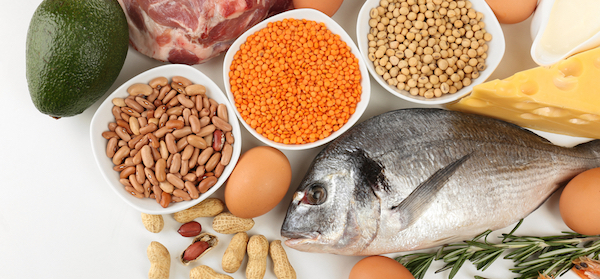 A selection of protein boosting foods