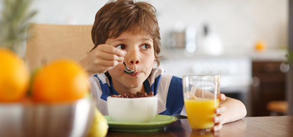 What children eat for breakfast