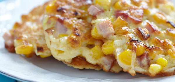 Corn and Ham Fritters