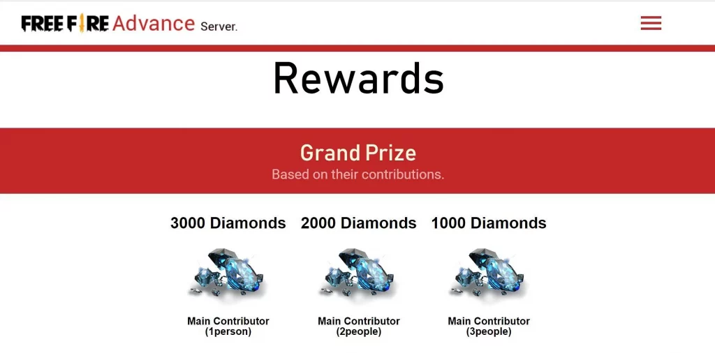 ff advance server rewards