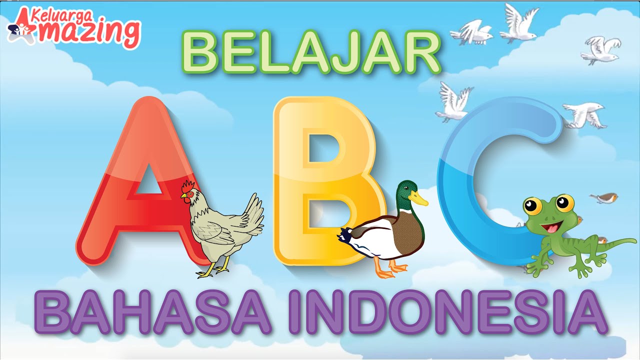 Begini Cara Mudah Belajar Huruf Abjad Alfabet Abcd Mengeja Huruf Abc ...