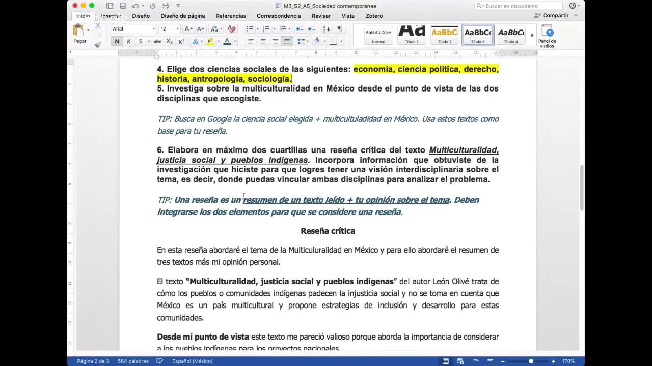 Actividad Integradora 3 Modulo Propedeutico Prepa En Linea Sep Tutorial ...