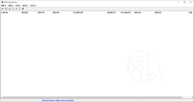 Read more about the article 《DNSLookupView》1.01 免安裝中文版 – DNS 查詢追蹤工具