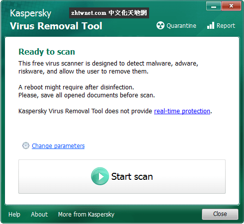 Read more about the article 《Kaspersky Virus Removal Tool》15.0.24.0 [2022.01.23] – 卡巴斯基免費清除病毒工具