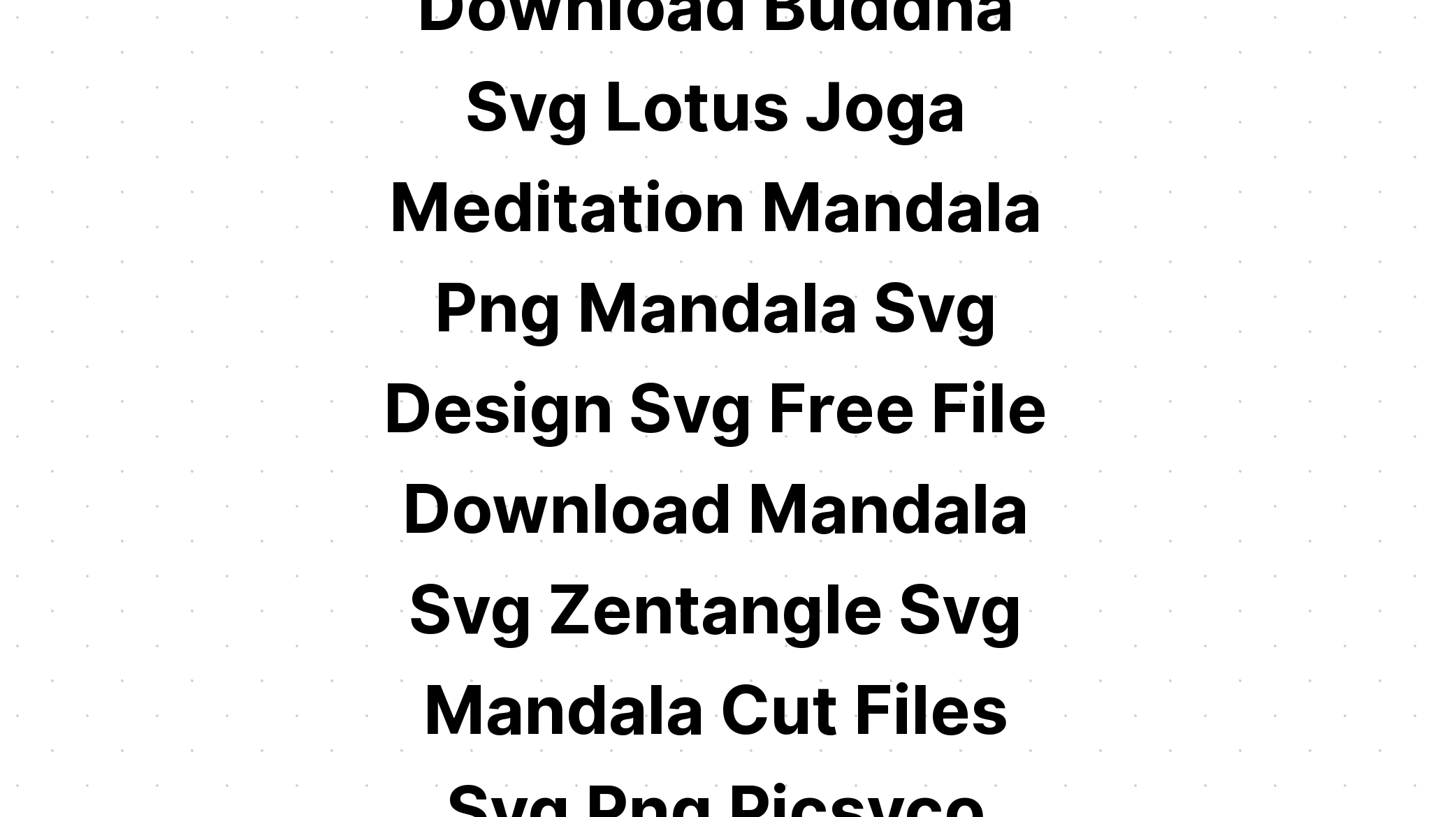 Download Buddha Mandala Svg Free Svg Layered
