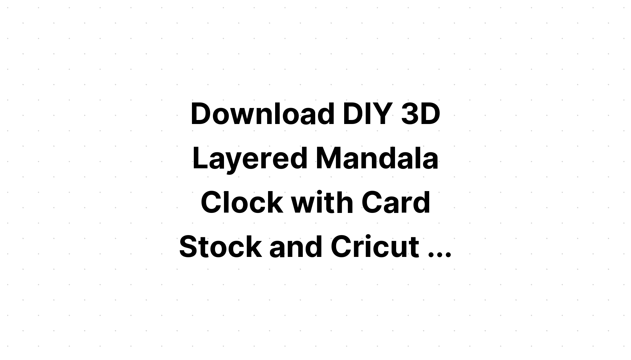 Download Layered Monkey 3d Mandala Svg Free Free Layered Svg Files