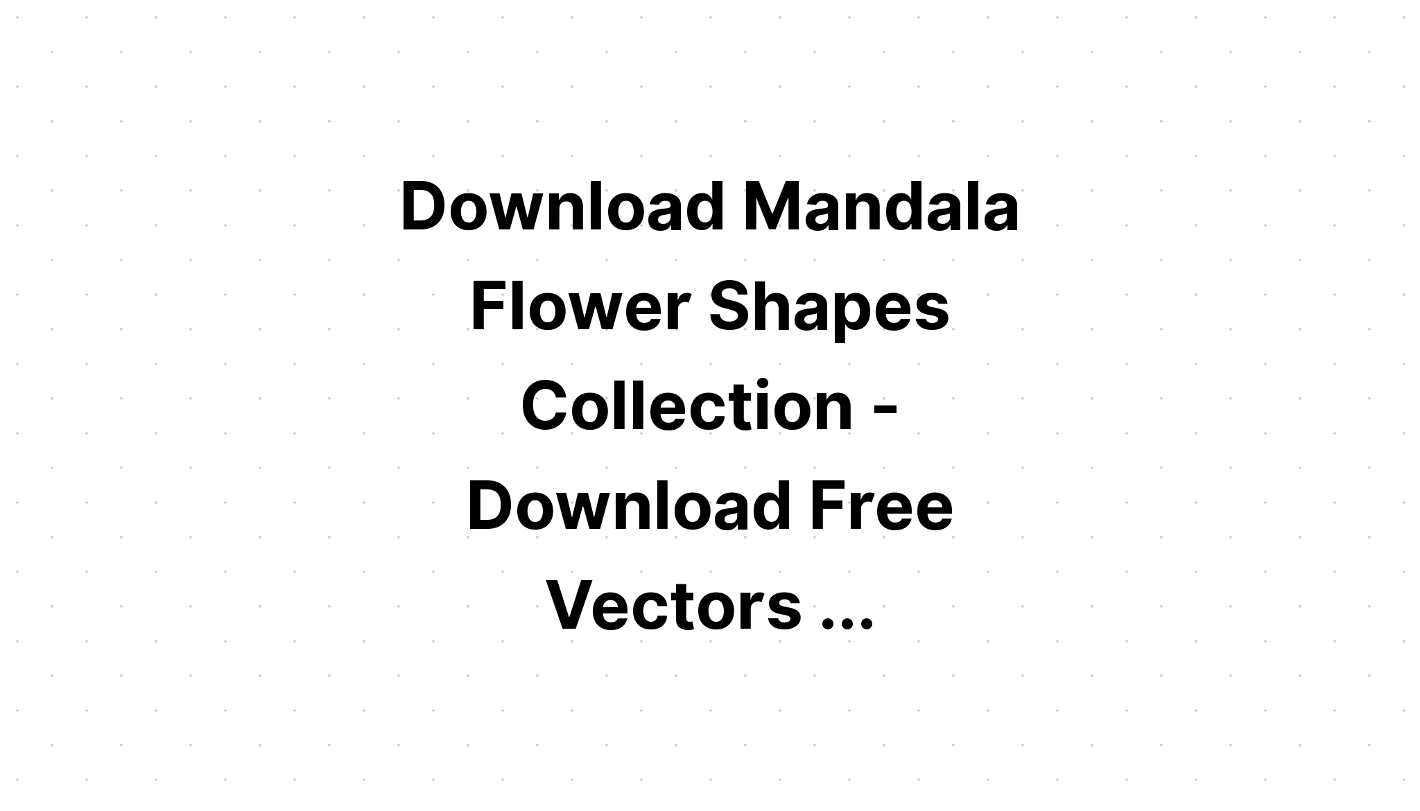 Download Mandala Stencil Svg Free For Silhouette Free Svg Cut File