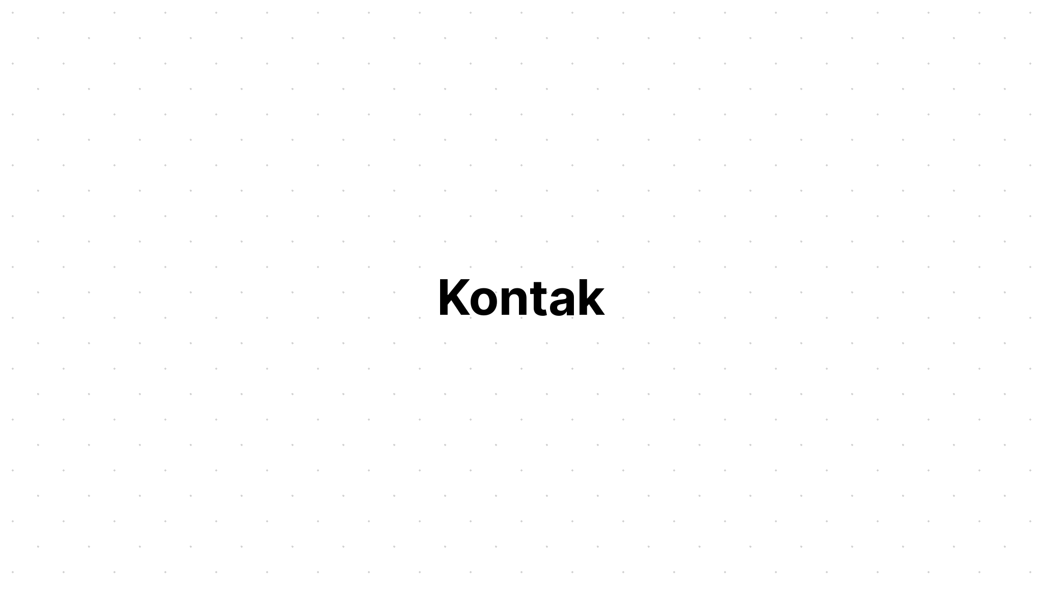 Kontak