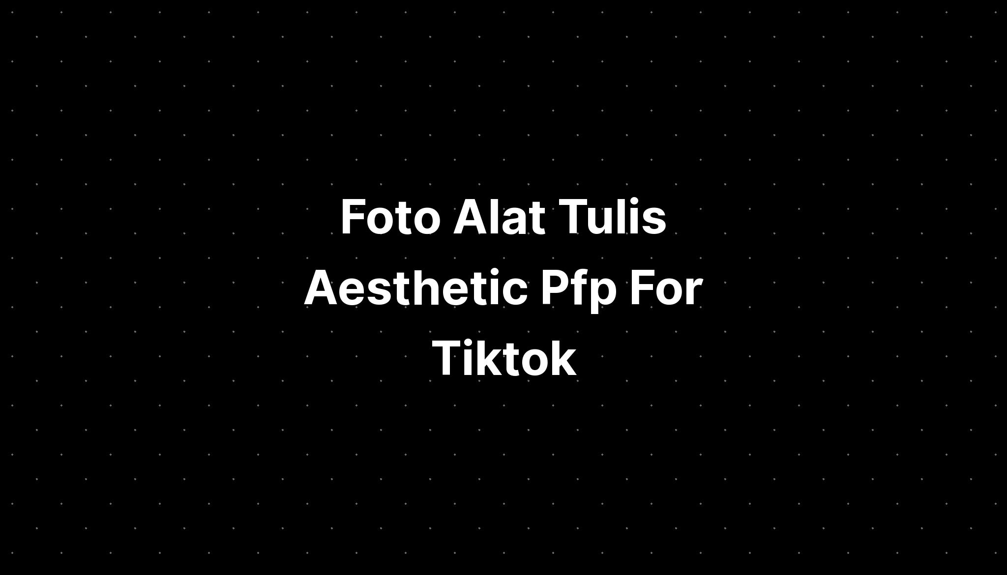 Foto Alat Tulis Aesthetic Pfp Anime Black - Imagesee