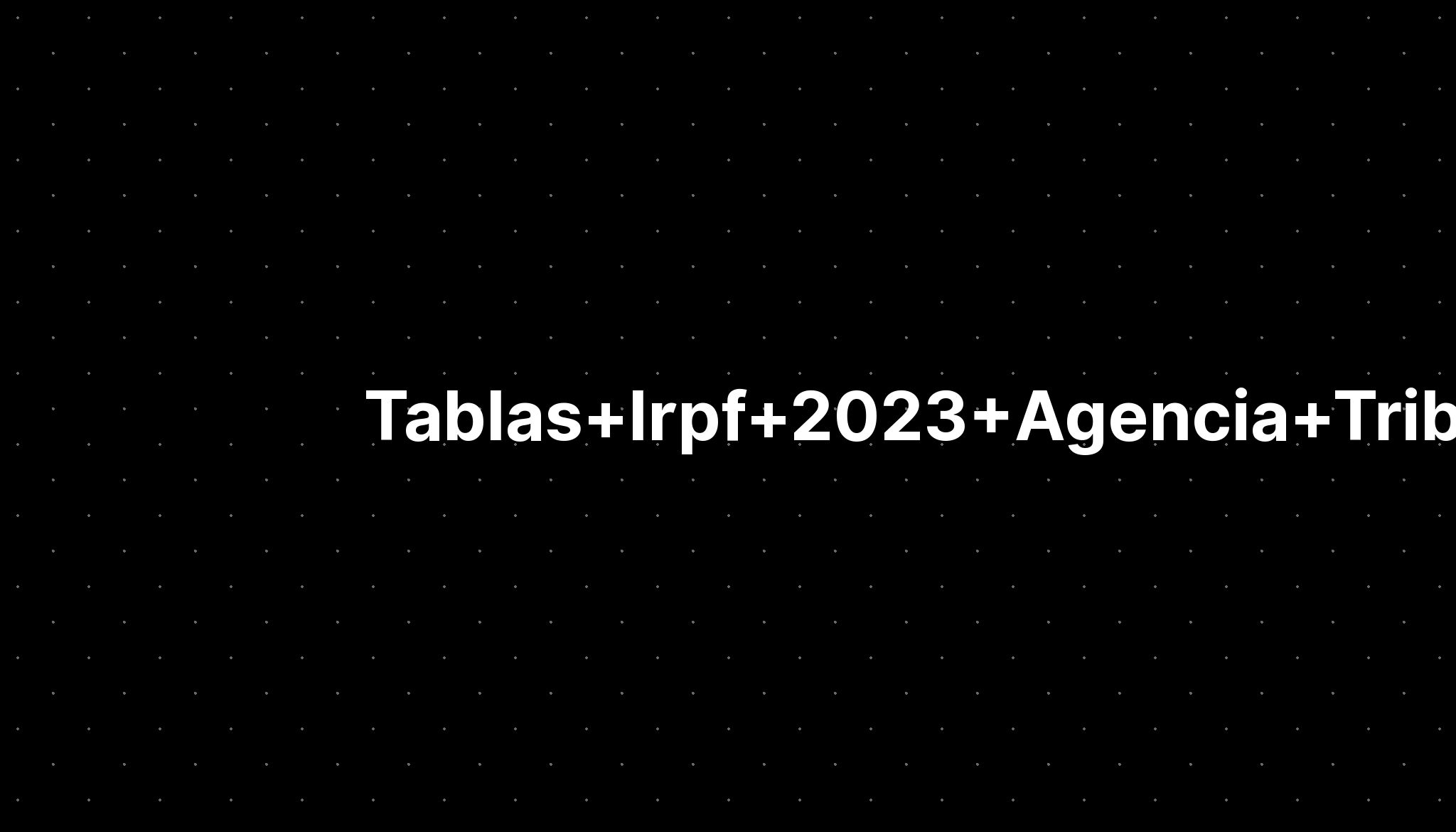 Agencia Tributaria Tabla De Retenciones 2023 Image To U